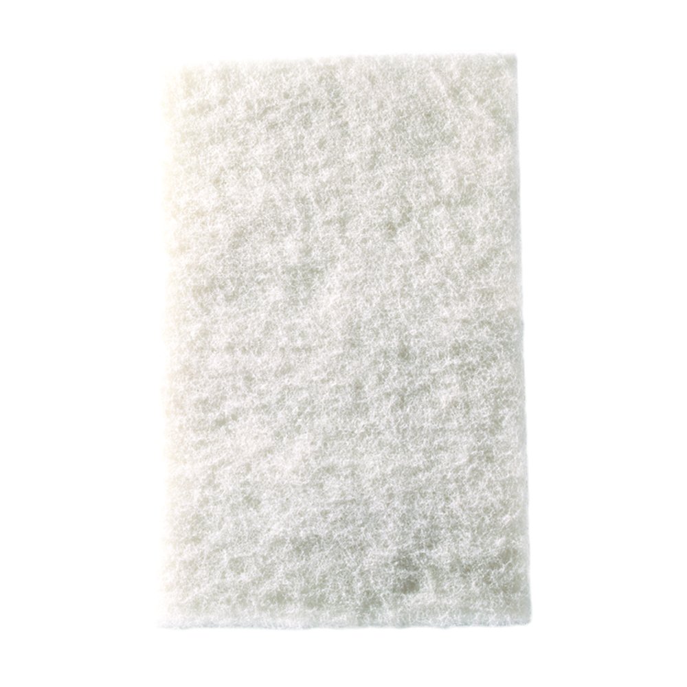 Mercer Industries 4201WH Floor Maintenance Pads, 12" x 18", White (5 pack)