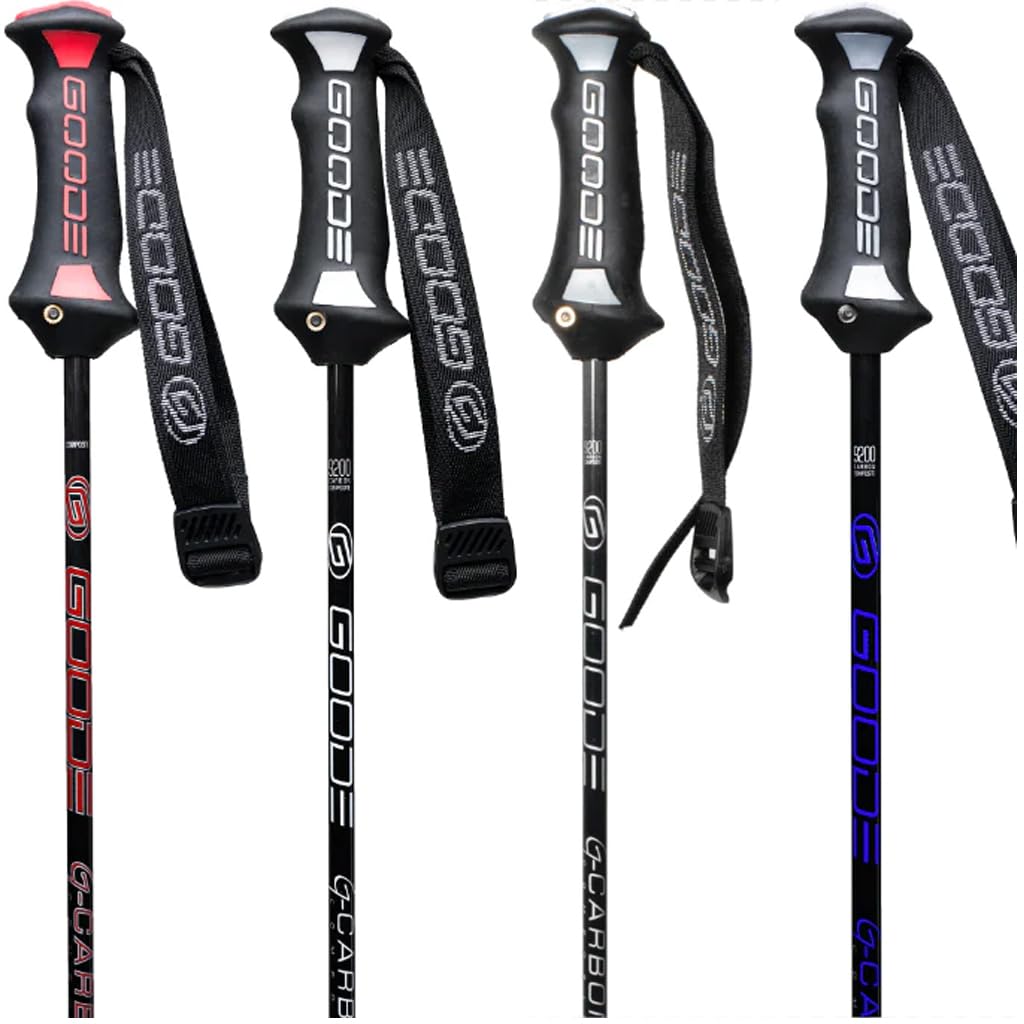 GOODE G-Carbon Ski Pole, Diameter: Classic 10.4mm, Grip Style: Dual Density : Sports & Outdoors