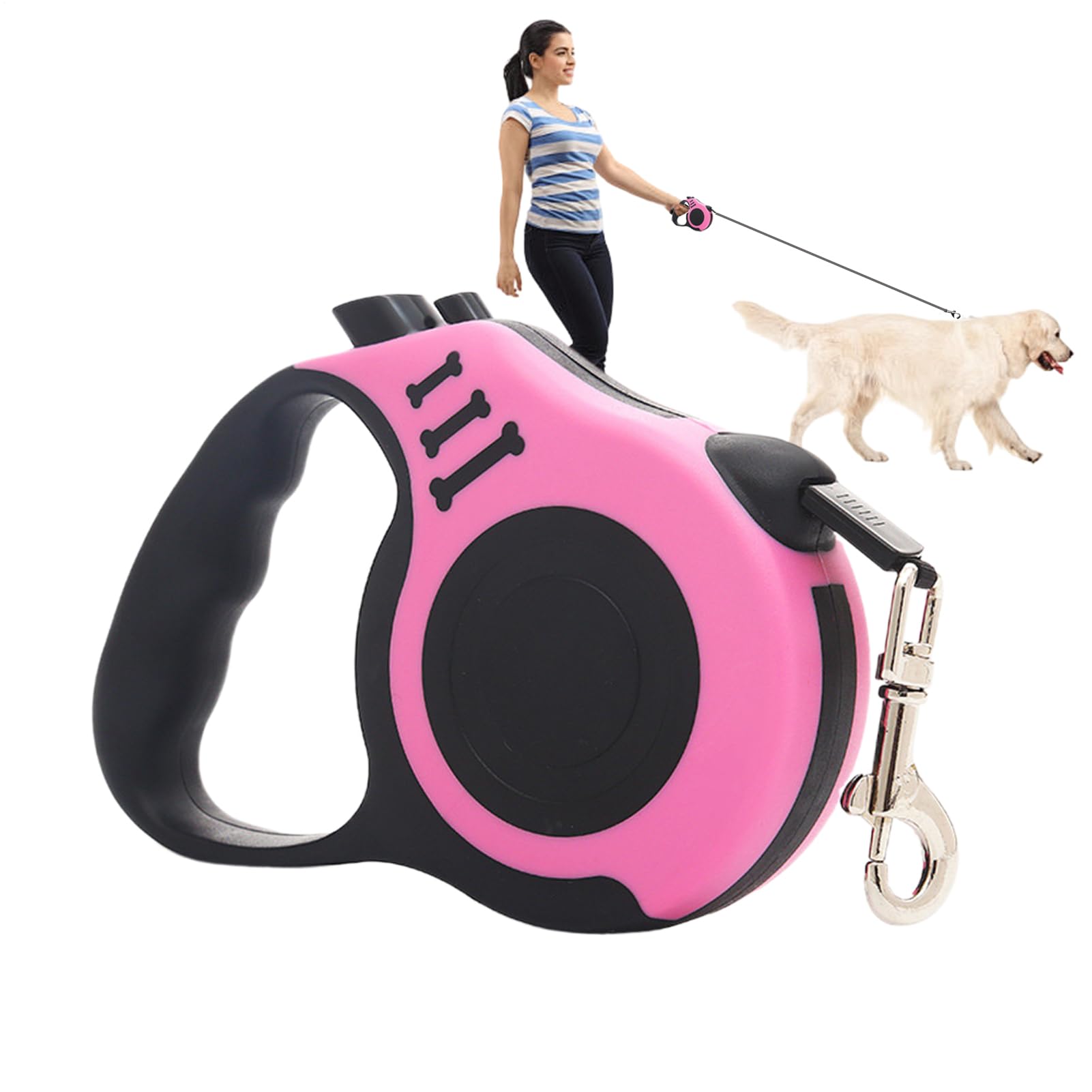 Retractable Dog Walking Leads Compact Design Hook Design