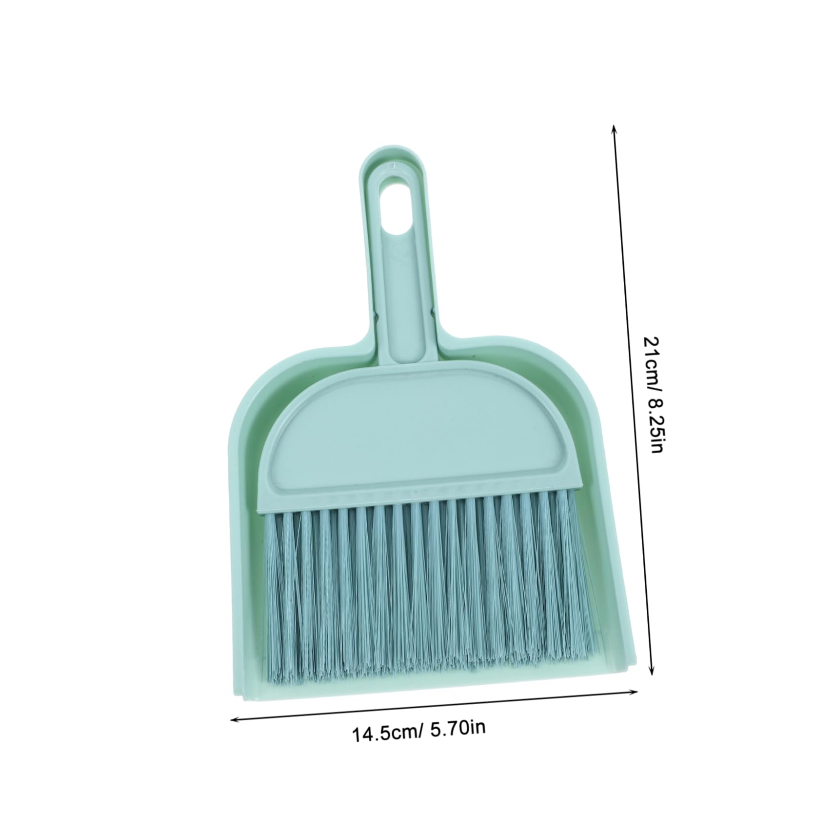 KICHOUSE Handheld Broom and Dustpan Set Small Dustpan Brush for Home Efficient Cleaning for Desktops and Floors