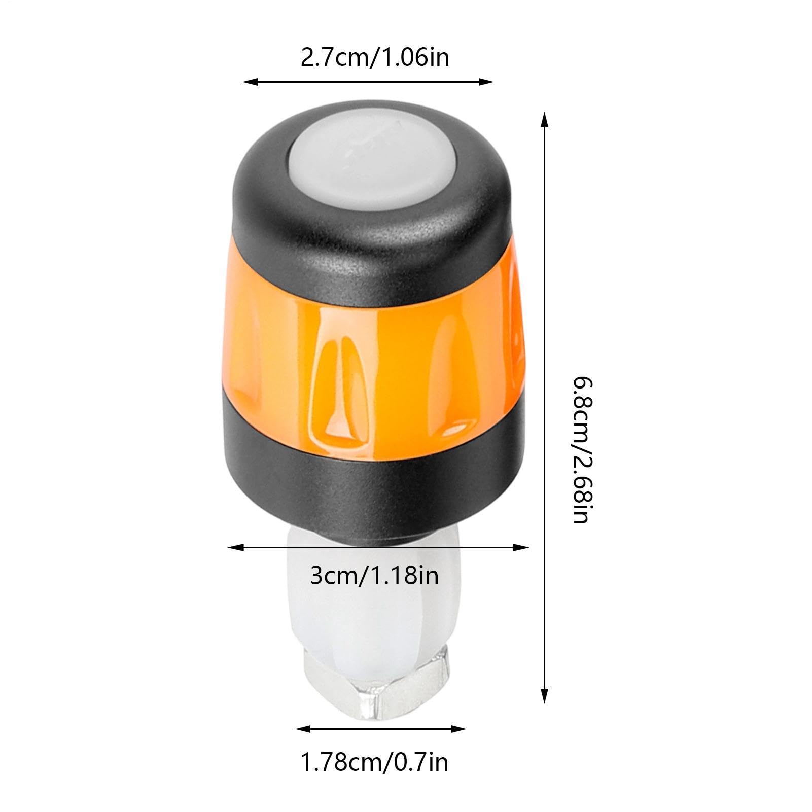 Clignotants de vélo, poignée de guidon LED rechargeable par USB – Indicateurs de scooter électrique – pour vélo, équitation de nuit, parking, trajet, route urbaine, montagne