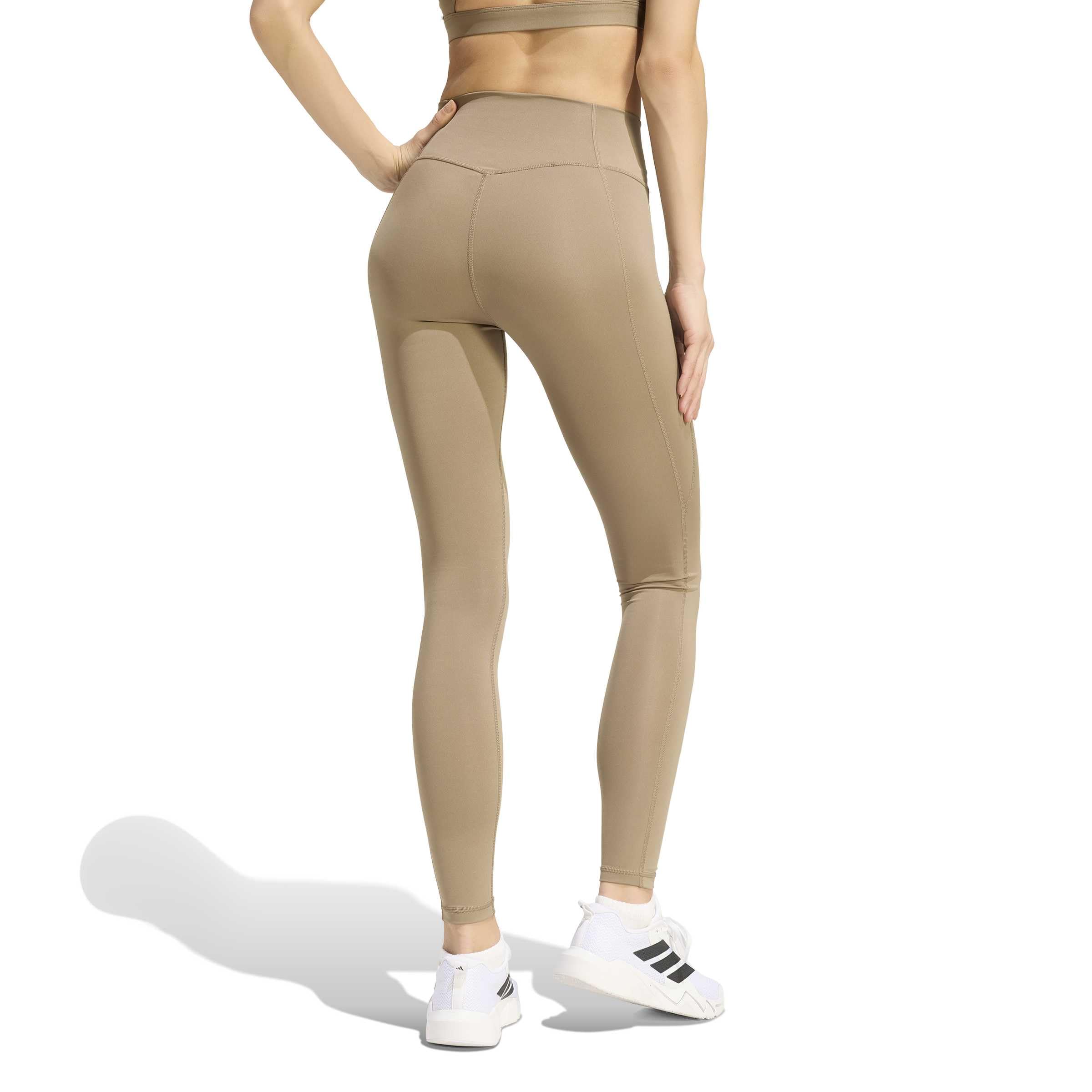 Adidas Donna Optime Essentials Stash Pocket Full Length Leggings