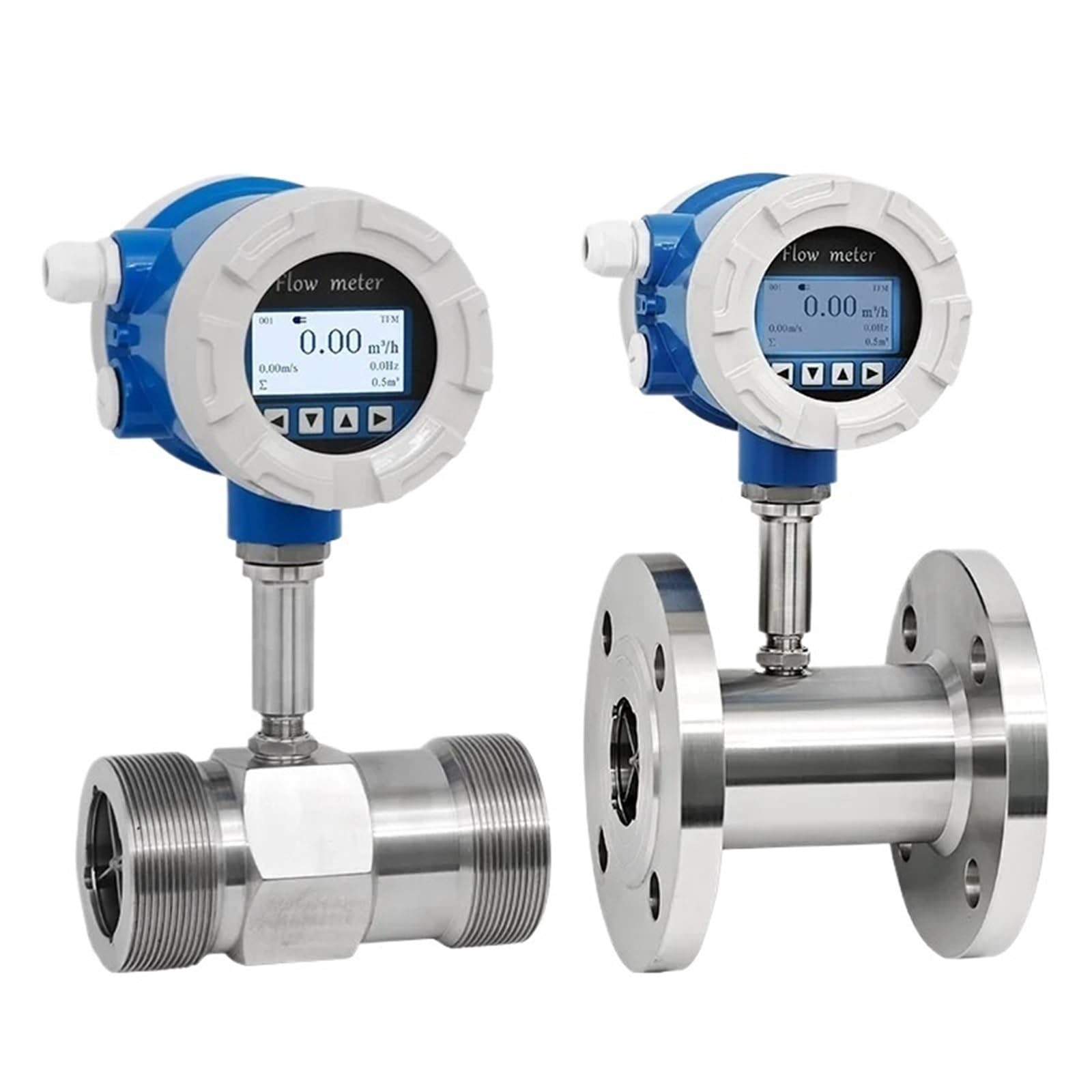 QfUxYYSLD 1pcs Intelligent Liquid Turbine flowmeter Pipeline high-Precision Digital Display(DN25)
