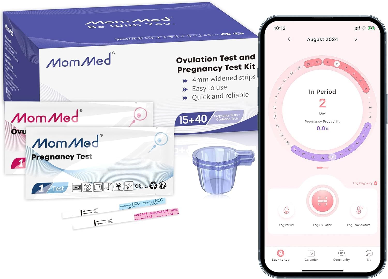 MomMed Ovulation Test Kit HCG15-LH40