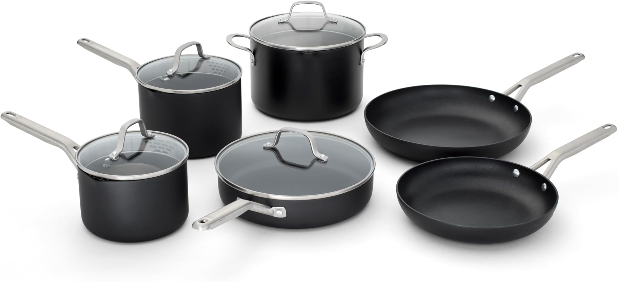 Hard-Anodized Nonstick 5-Qt. Sautรฉ Pan with Lid