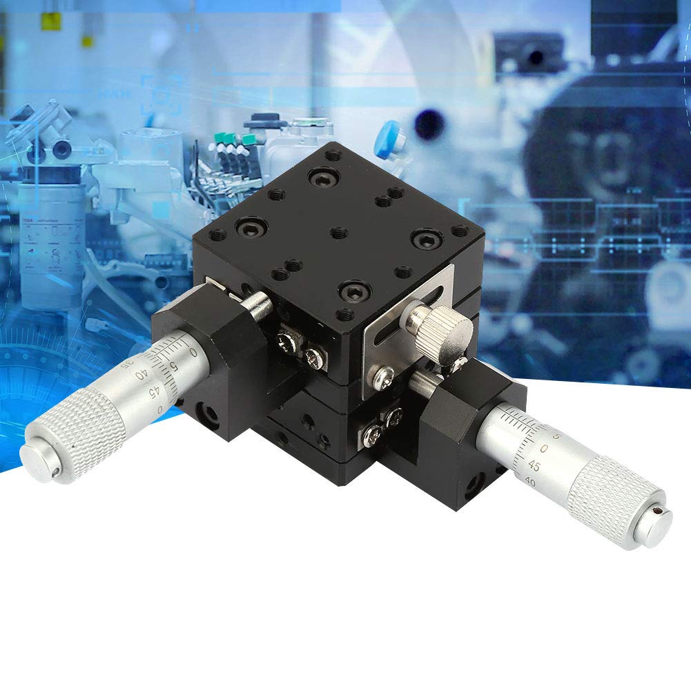 Linearer Präzisions-XY-Tisch, manueller Schiebetisch, 40 * 40 * 40 mm für die Präzisionsinspektion von Positionierungs- und Bewegungslabors für mechanische Geräte