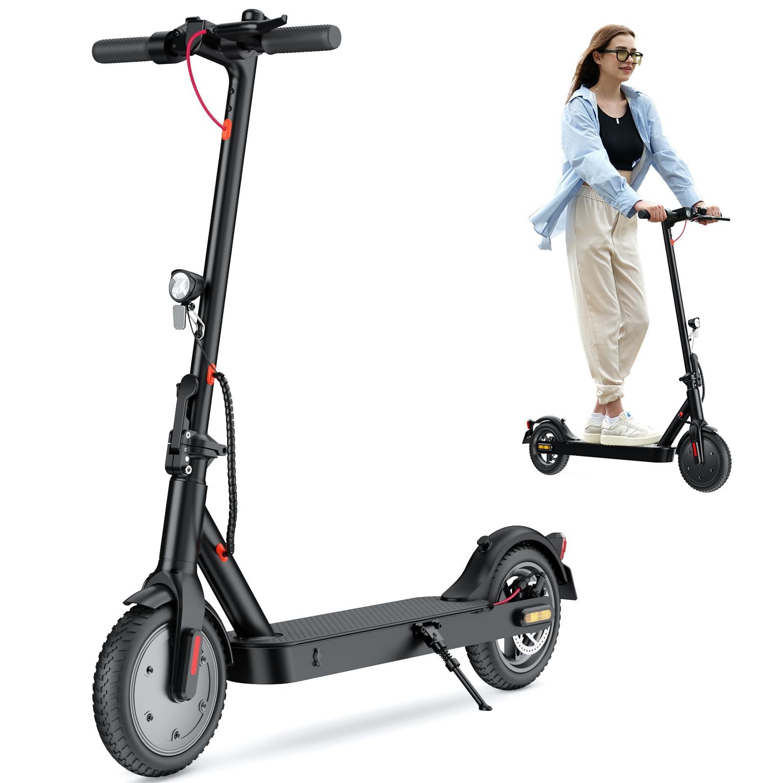 iScooter E-Scooter für Erwachsene mit Straßenzulassung, 30 km Reichweite, 20km/h, 350W Motor