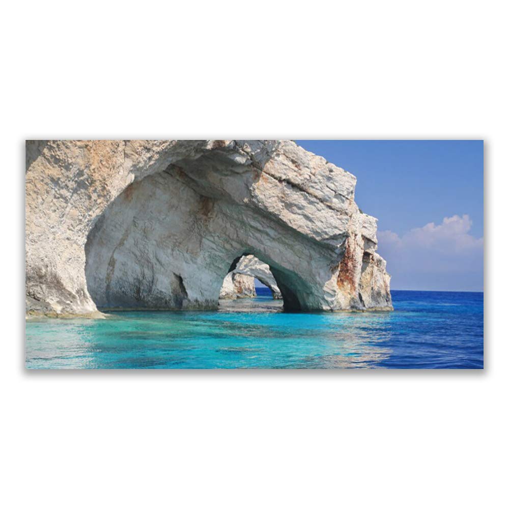 Tableau Mural en Verre 120x60 Tulup - Dites Adieu aux Murs Vides avec ce Paysage Lumineux