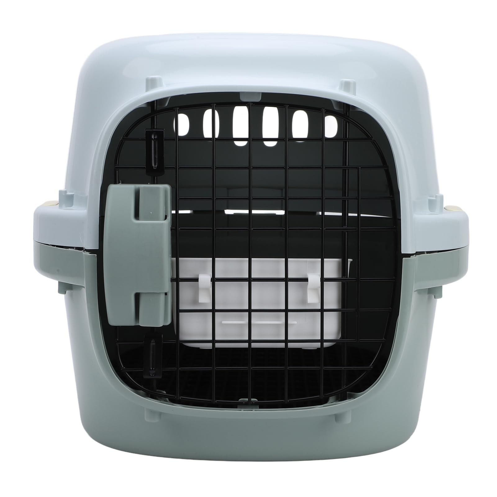 RIZGHWOY Trasportino da Viaggio per Gatti di Grandi Dimensioni Porta Rigida con Chiusura a Chiave Ventilazione su 4 Lati Trasportino Portatile per Cani per Viaggiare in Auto o in Aereo (S 5,7 pollici)