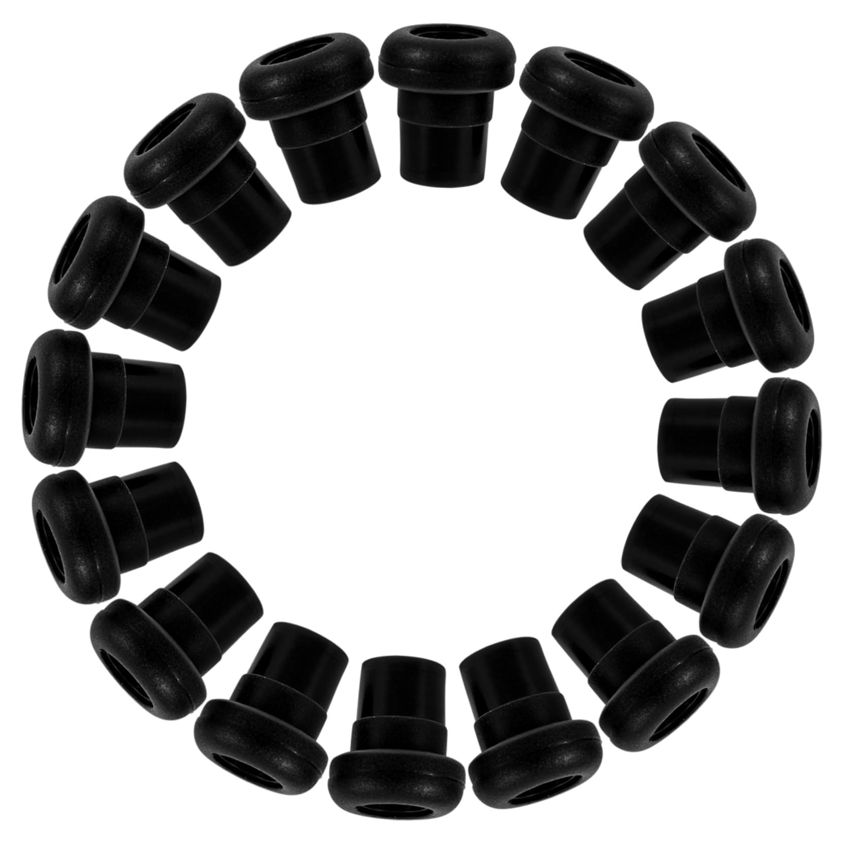 Hemoton 16pcs Foosball End Caps Durable Rod Plugs for Foosball Tables Easy Installation Reliable Replacement Caps for Football Machine Parts