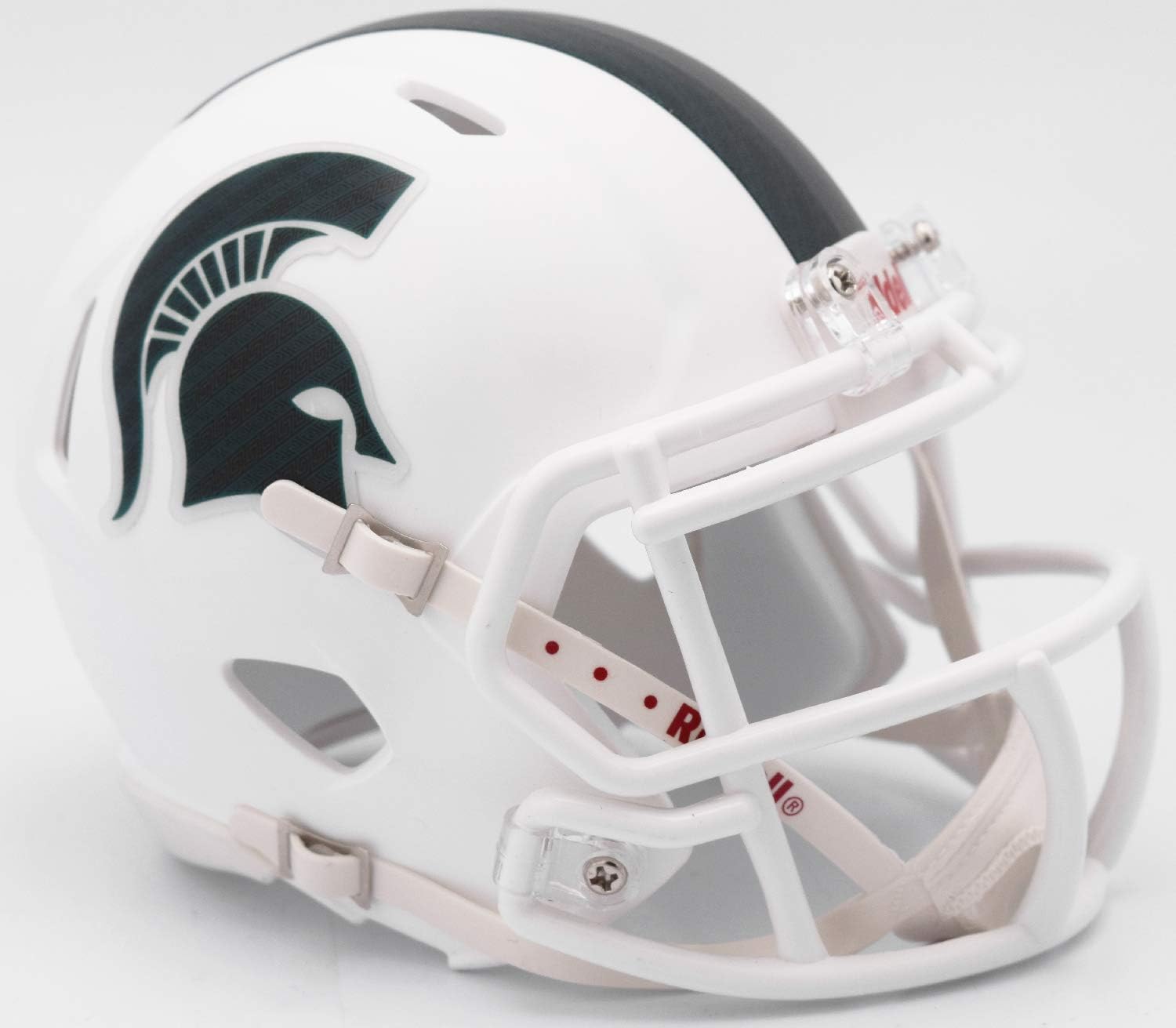 Riddell NCAA Michigan State Spartans Helmet Mini SpeedHelmet Replica Mini Speed Style 2017 Alternate, Team Colors, One Size