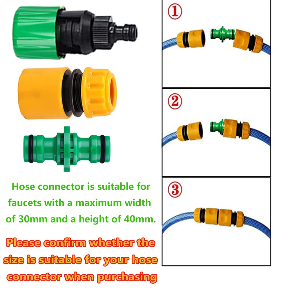 Lot De 3 Connecteurs Universels Robinet KYLOS – Laiton – Filetage 1/2” – Étanche, Pression Jusqu’à 10 Bars – Pour Jardin, Cuisine, Lavage - 7