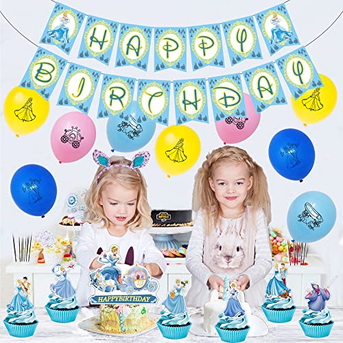 Compleanno Cinderella Palloncini Decorazion