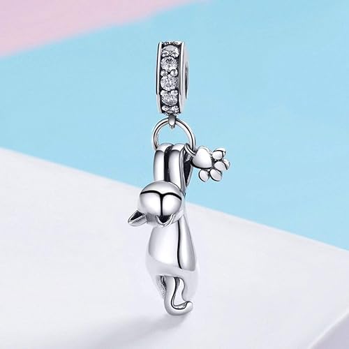Miniatura 2 de Lindo dije colgante de gato apto para pandora, pulsera, collar, regalos para mujeres
