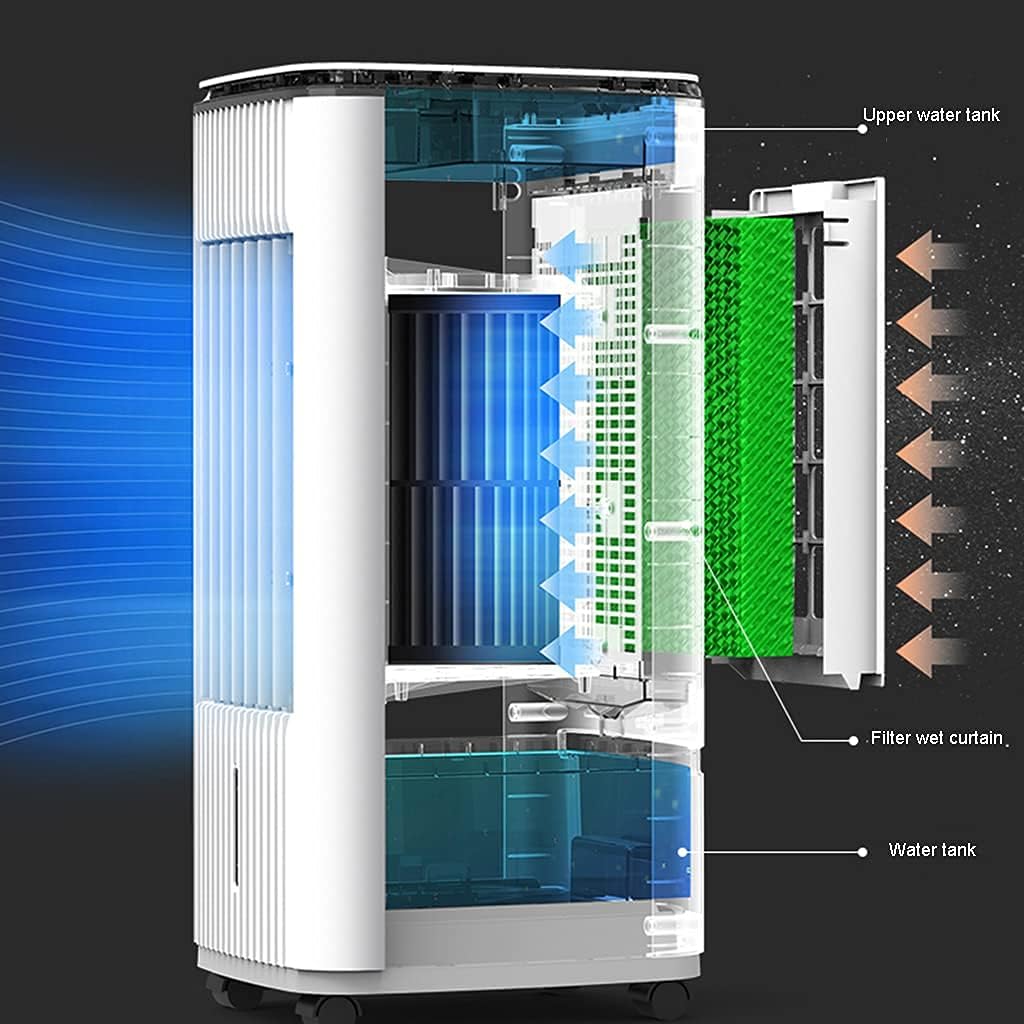 Evaporative Coolers Air Cooler evaporative air cooler with remote cooling and humidification modes 3 modes 8H timing for the entire room of the home office