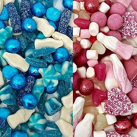 The Sweet Pack® Blue and Pink Mix Sweet Assortment (1kg) Cover