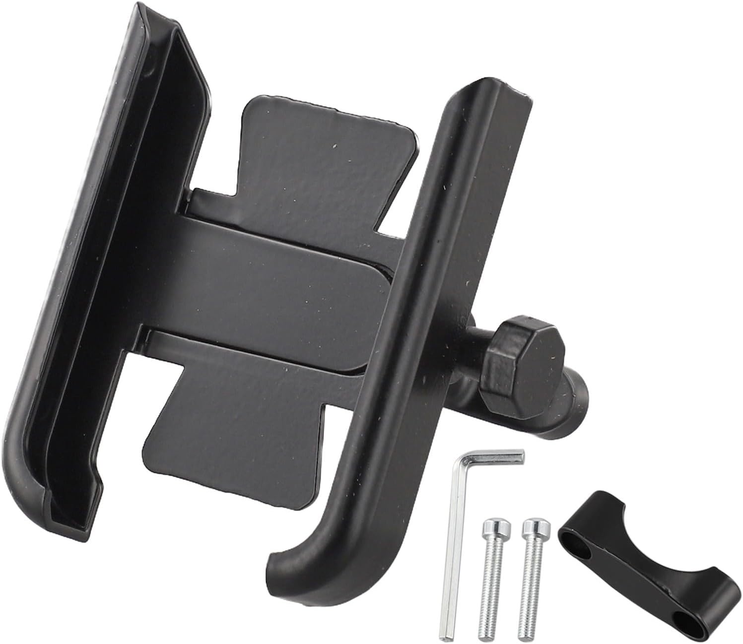 Motorcycle Phone Holder, Aluminum Alloy, Handlebar & Rearview Mirror Mount, Fit for Most Motorcycles(Handlebar)