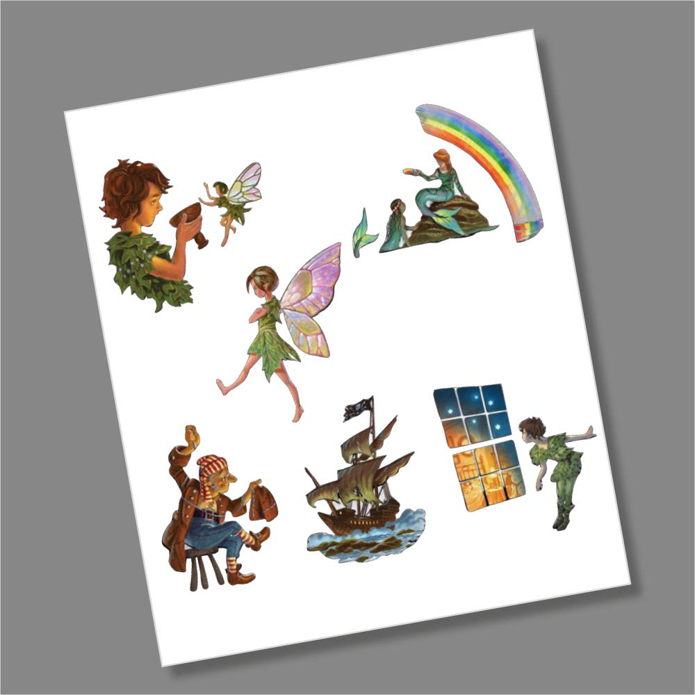 Coincollective Peter Pan 50P Coin Decal Stickers - New 2020 Coins