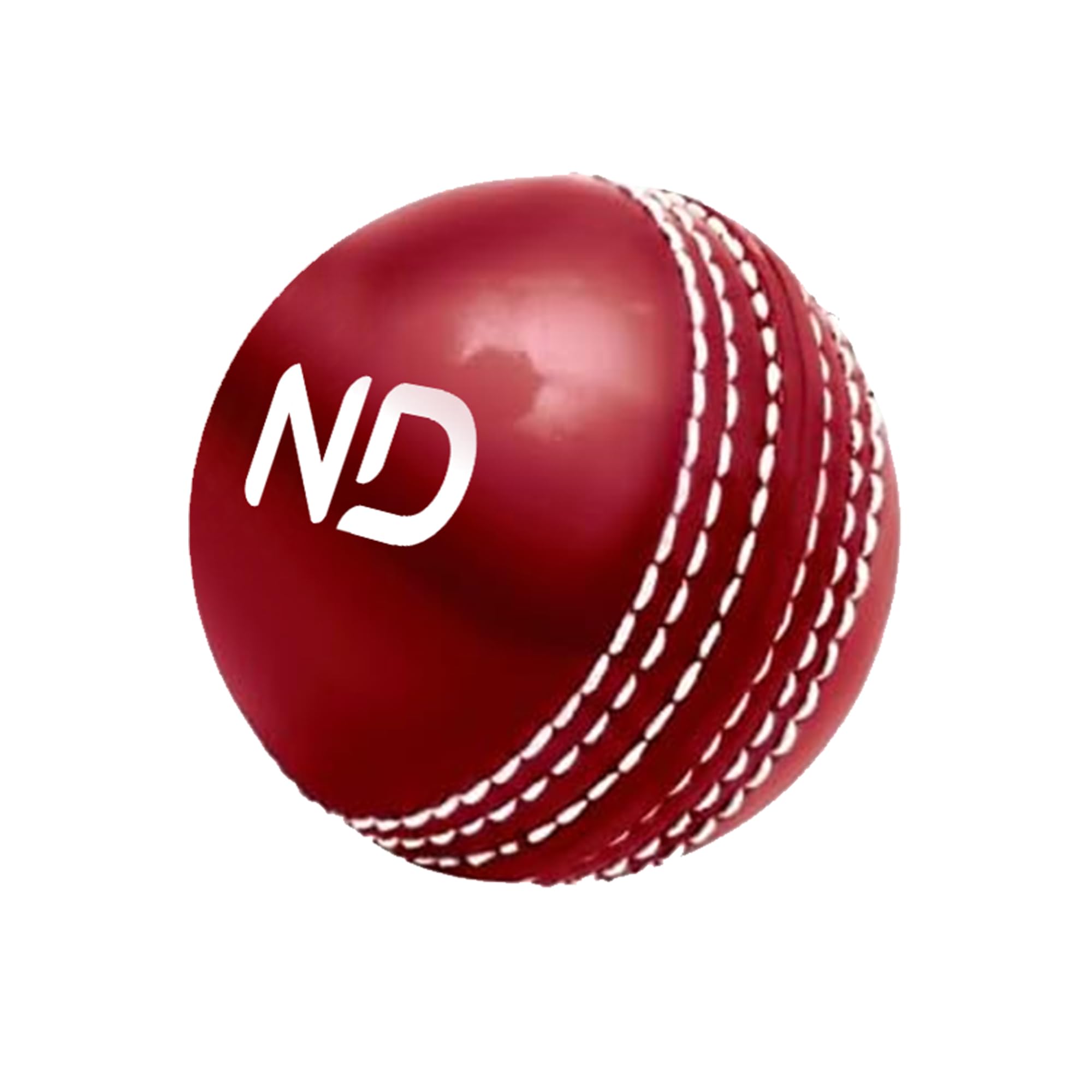 ND Sports Incrediball Cricket Ball – Pack of 1, 3, or 6 – Durable Red Rubber Practice & Training Ball for Adults – Ideal for Net Practice, Coaching Sessions & Casual Matches (Pack 1, Red)