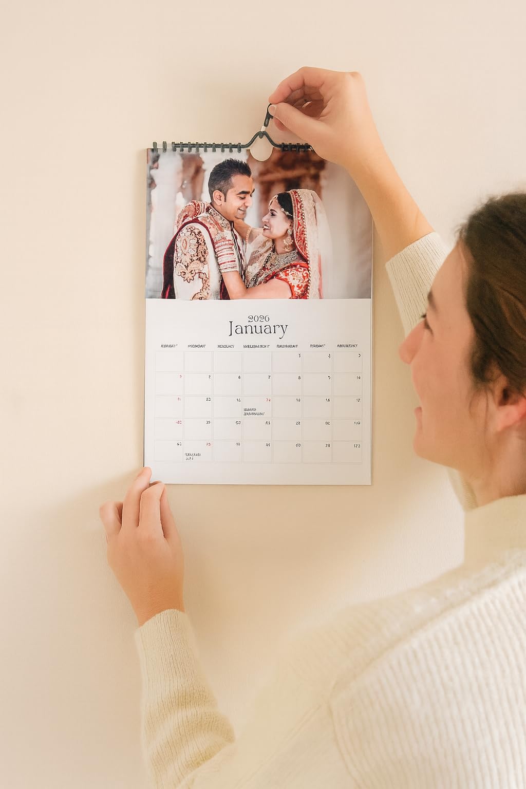 Good Hope Personalized Wall Calendar 2026 Planner From Oct 2026 to