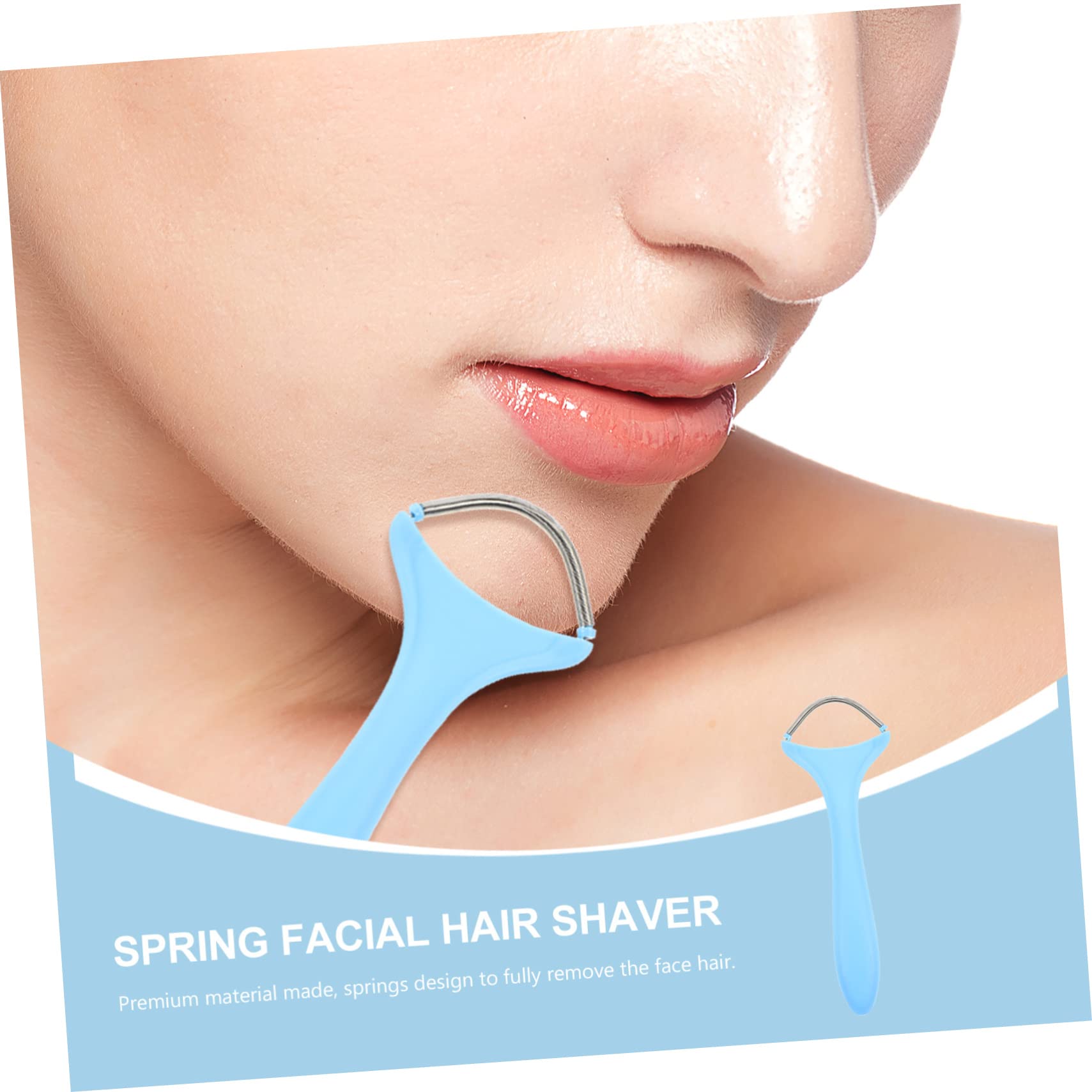 Mikinona 3pcs Hair Remover Spring Threading Epilator Facial Hair Removal Tool Random Color