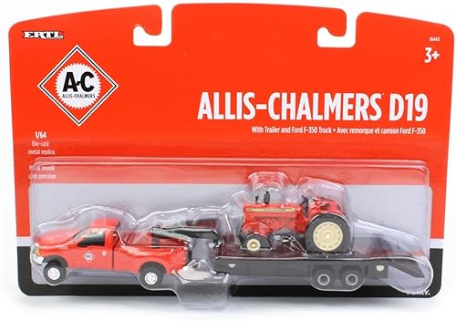 Miniatura 6 de ERTL 164 Allis Chalmers D19 con Ford F-350 y remolque de 5 rueda 16443