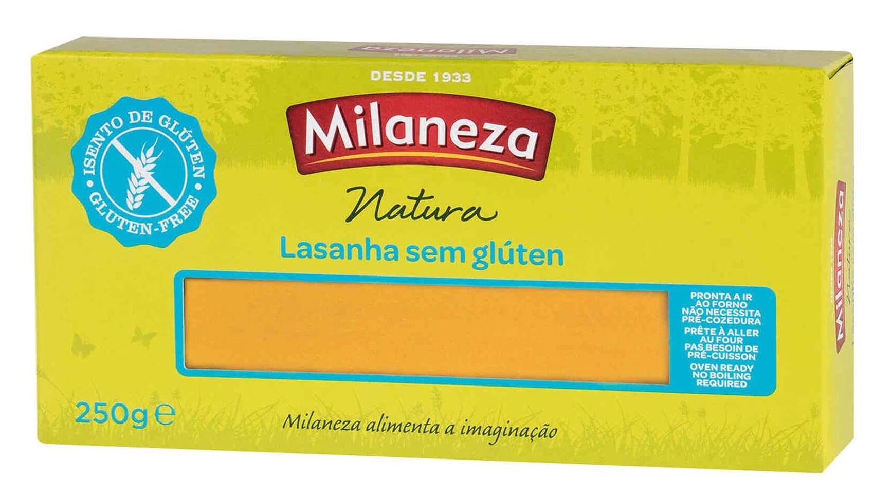 Milaneza Lasanha Sem Glúten 250G