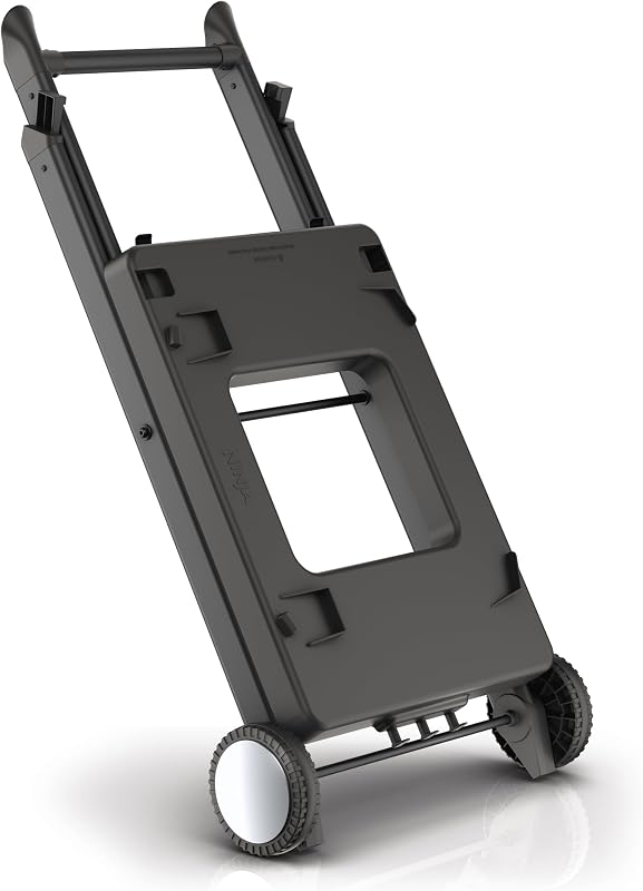 Soporte para parrilla plegable Ninja Woodfire. Negro/Gris XSKGRLLSTDEUK | Compatible con parrilla eléctrica para barbacoa Ninja Woodfire para exteriores (serie OG700), accesorio oficial, negro/gris XSKGRLLSTDEUK