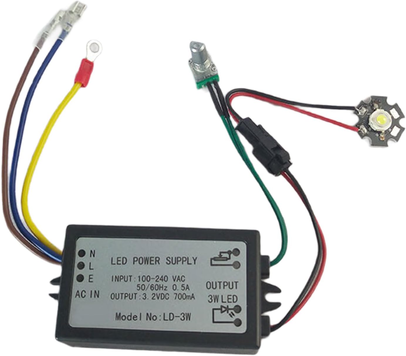 Digital Imaging Microscope Power Supply LED Light for Microscopes with Stable Output Constant Current Microscope Power Supply