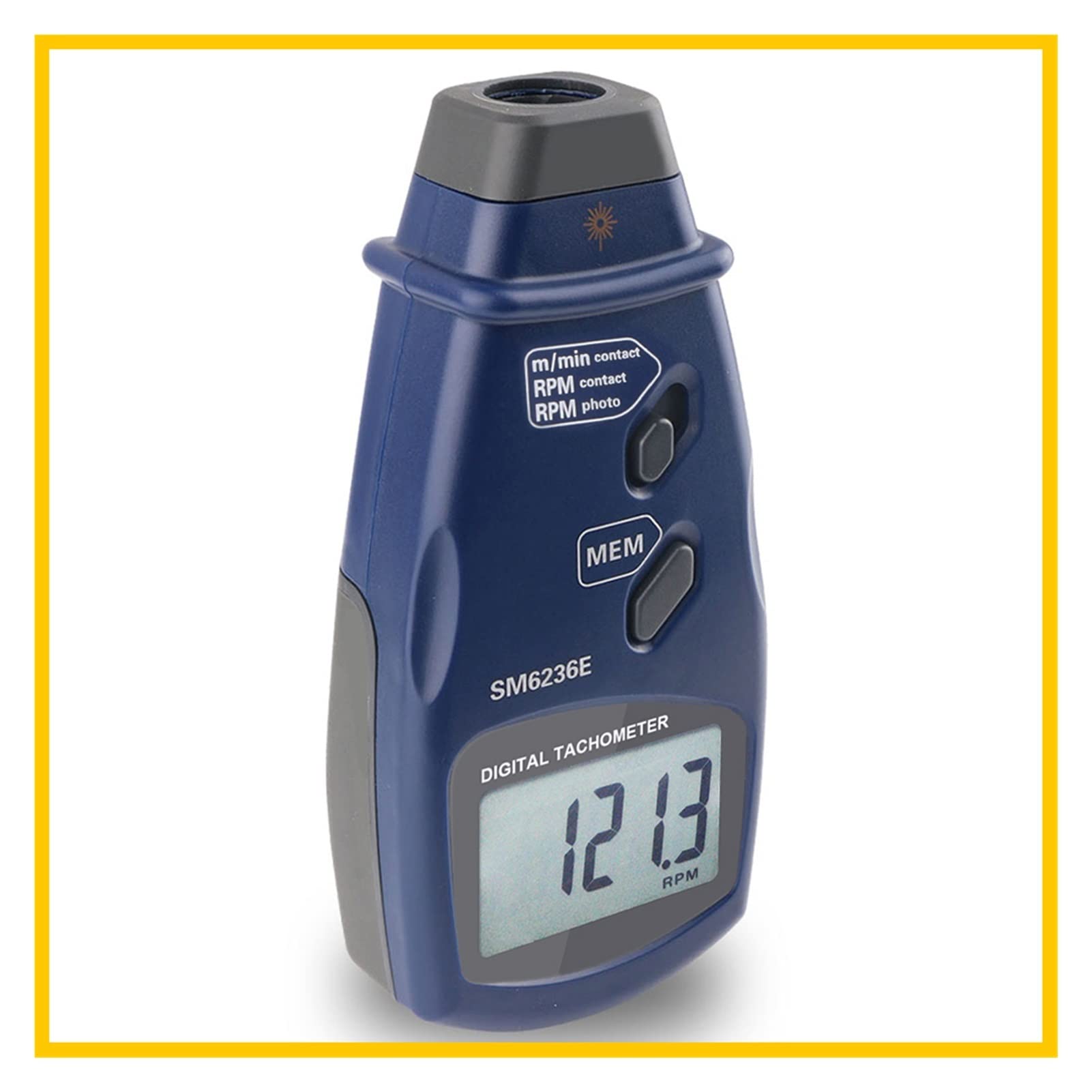Drehzahlmesser digitaler Kontakt Drehzahl Meter Non-Contact Rotation Data Store Tach Measurement Tools SM6236E, Tech-Modul