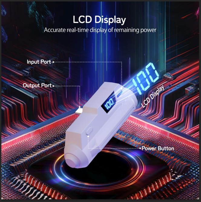 Saqico Battery Pack for Oculus Quest 2, 5000mAh Head Strap Battery Pack Compatible with Oculus/Meta Quest 2 Lightweight and Portable VR Extend Power Accessories for Extra 2-4H Playtime