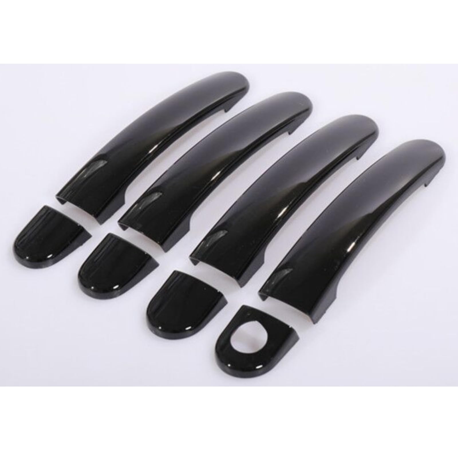 Poignée de porte pour VW Polo finition noire chromée haut de gamme