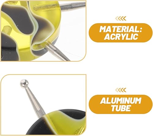 Miniatura 4 de EXCEART Herramienta de punteado de uñas, lápiz de manicura de 5 vías para arte de uñas, herramientas de punteado, diseño de esmalte, lápiz para