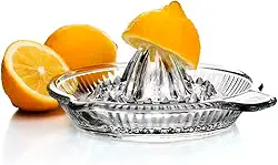 Espremedor De Frutas Limão Laranja Extrator Manual Em Vidro