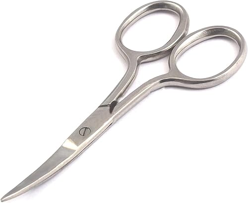 TIJERAS BORDADAS CURVAS 4" ACERO INOXIDABLE