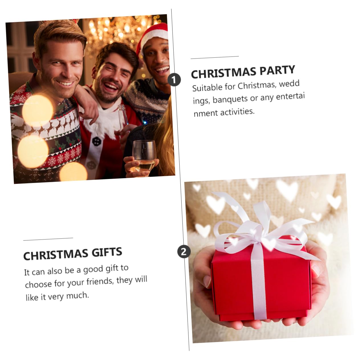 NUOBESTY 6rollen Weihnachtsgeschenkband Schleifenband Für Basteln Verpacken Und Dekorieren Für Hochzeiten Und Festlichkeiten Langlebig Und Vielseitig Einsetzbar