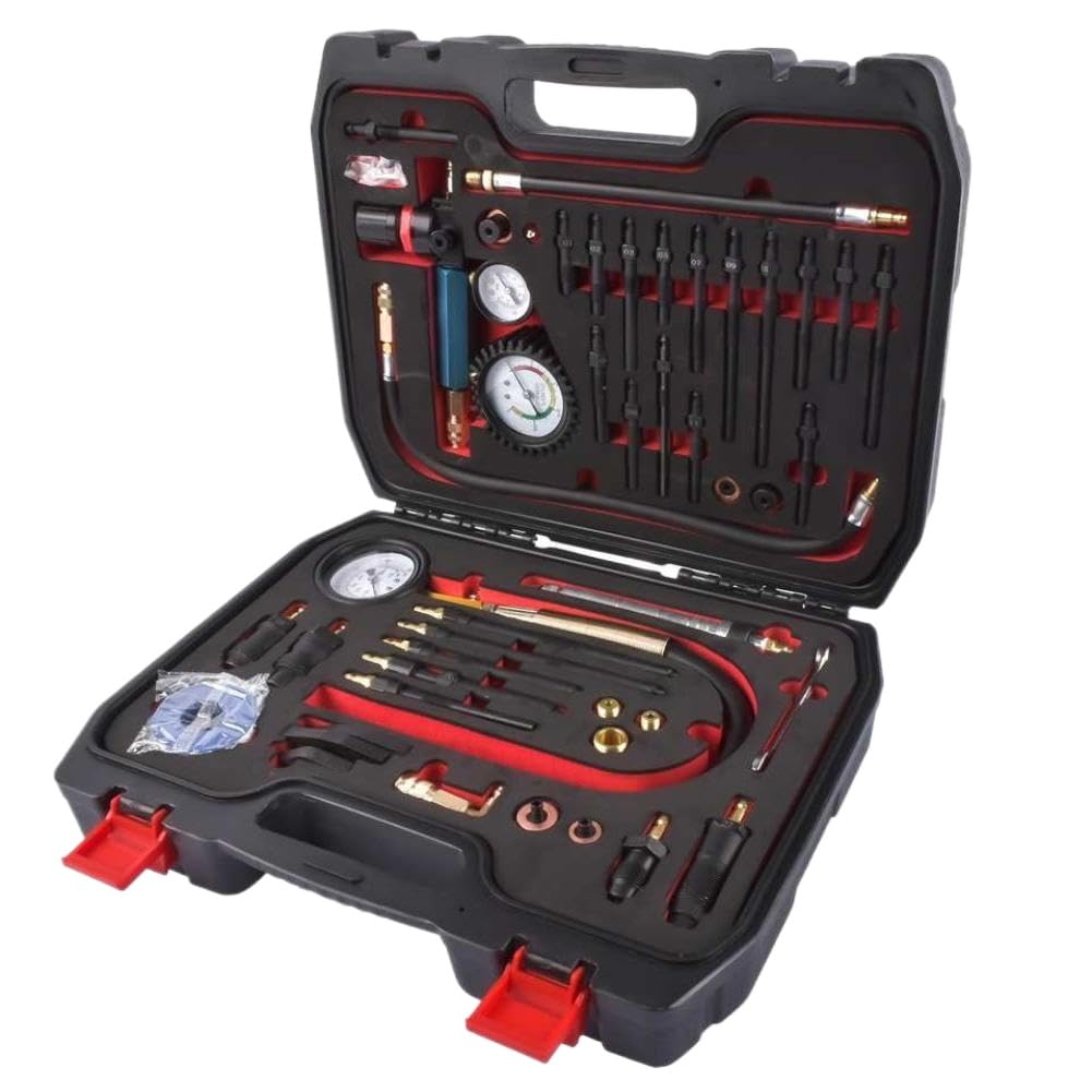 Compression Tester Pressure Loss Tester Engine Tester Compatible with Diesel and Engines