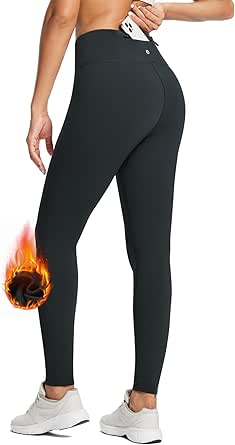 baleaf Fleece gevoerde joggingbroek voor heren, waterbestendige