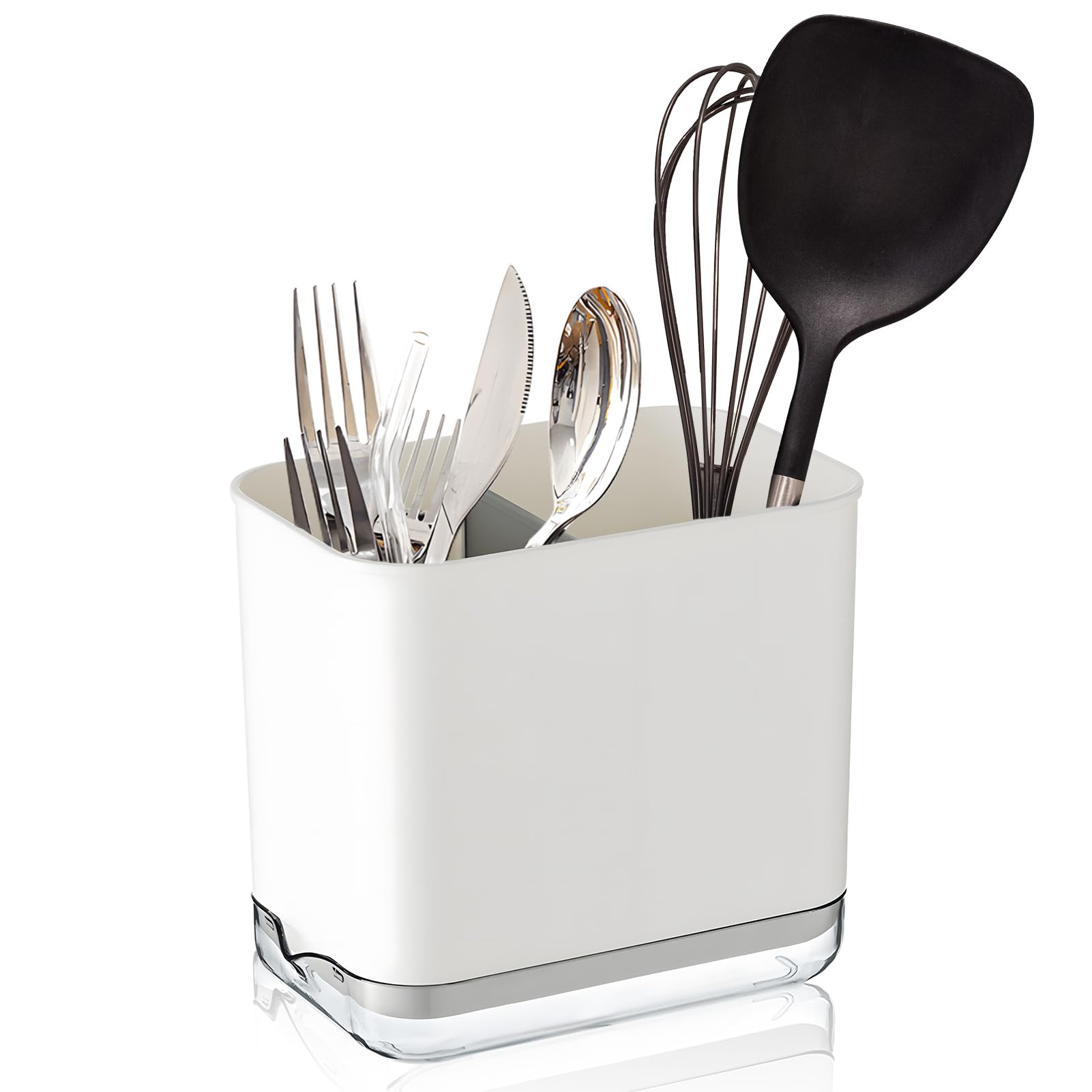 Supporto per Scolapiatti per Bacchette, Portautensili Scolapiatti Per Posate, Scomparto Per Bacchette, Cucchiaio, Forchetta, Scolapiatti per Cucina Domestica (BuachoisKEpFX-12)