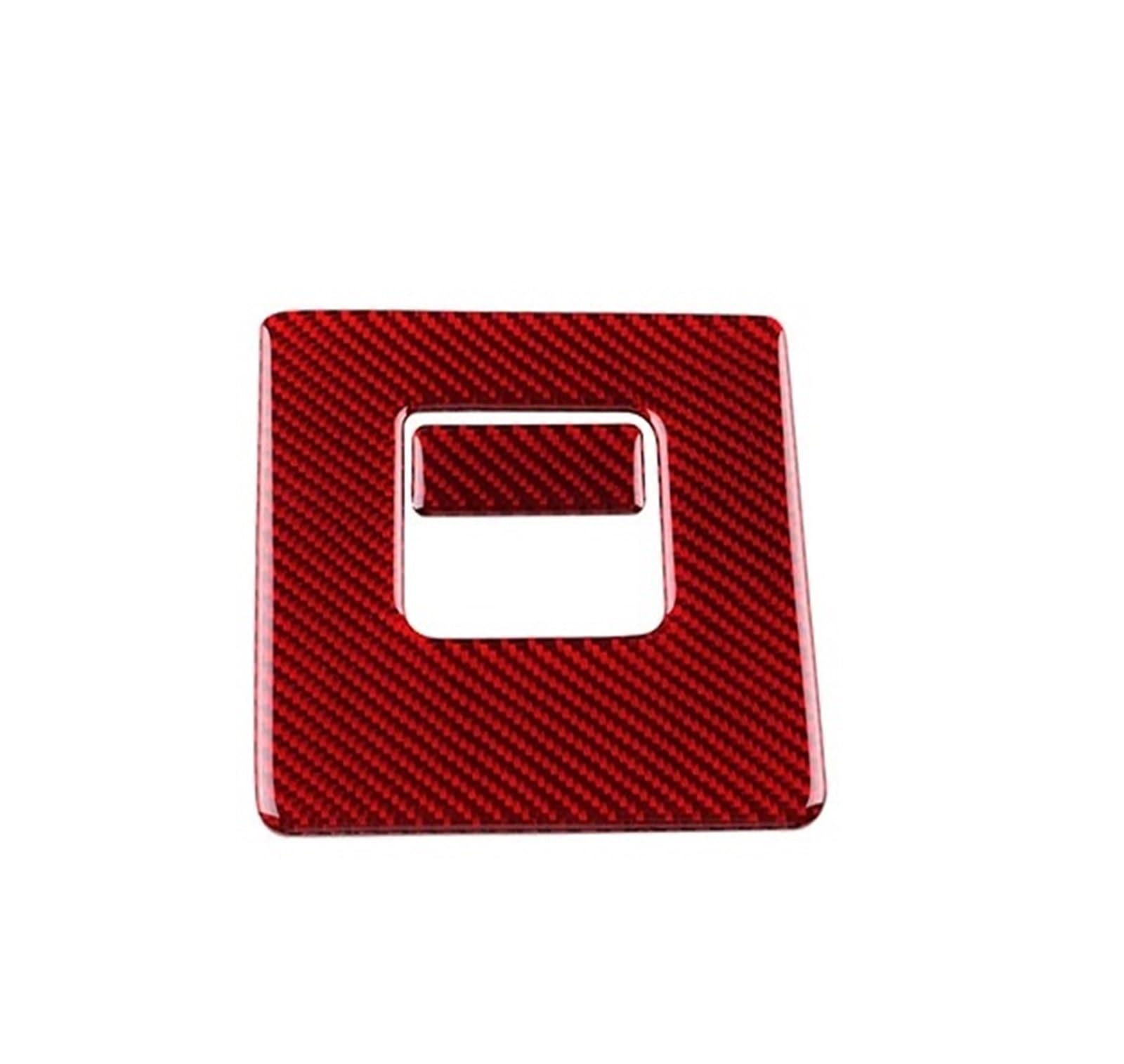 Car Interior Moulding Trim for Mazda 3 BP for Axela CX30 for CX-30 2019-2025 LHD Car Driver's Storage Box Real Soft Carbon Fiber Sticker Interior Accessories(Red Carbon)