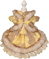 Vista 11 de Moda Vestido de Princesa de Chifón para Perro Dulce Cachorro para Perro EXTRAL Pequeño y Perro Pequeño Rosa M