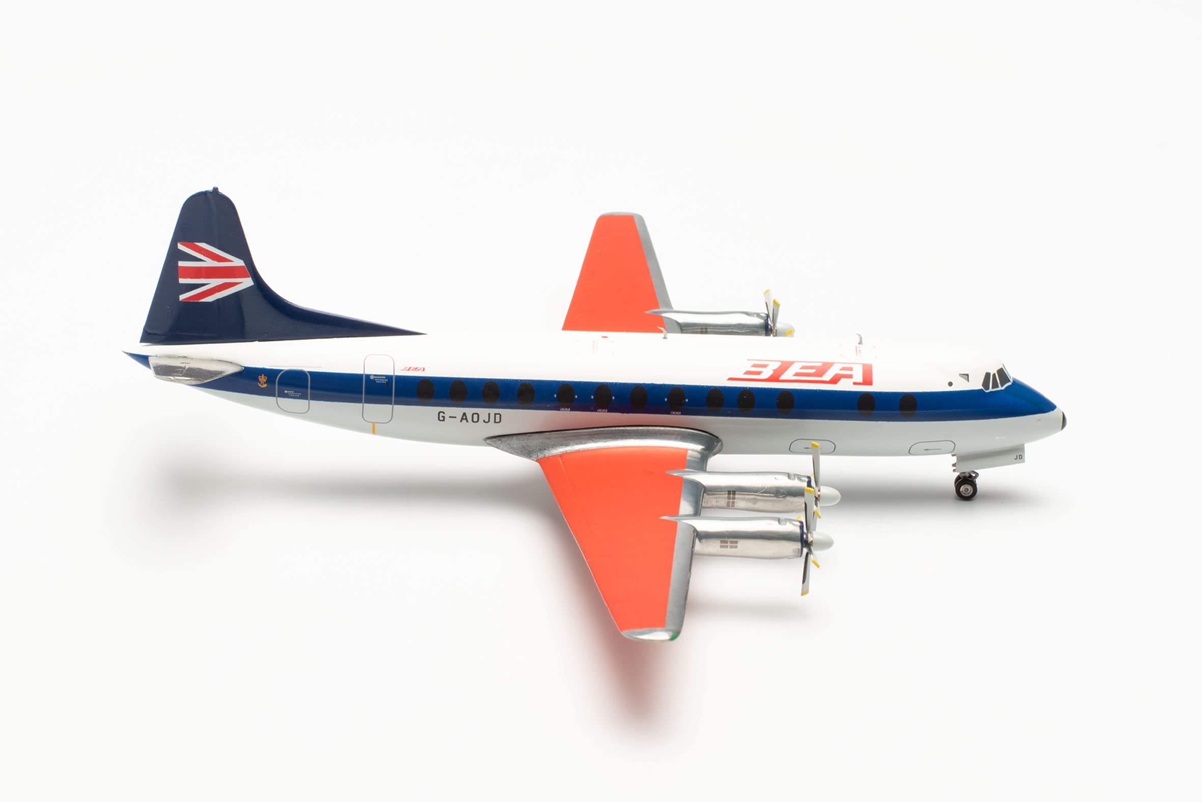 herpa 572095 Viscount Miniature Model - Multi-Colour, Multicoloured