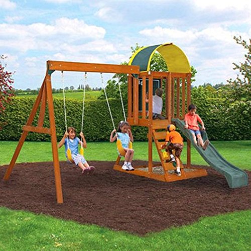 Cedar Summit NEW Ainsley Wooden Swing Set