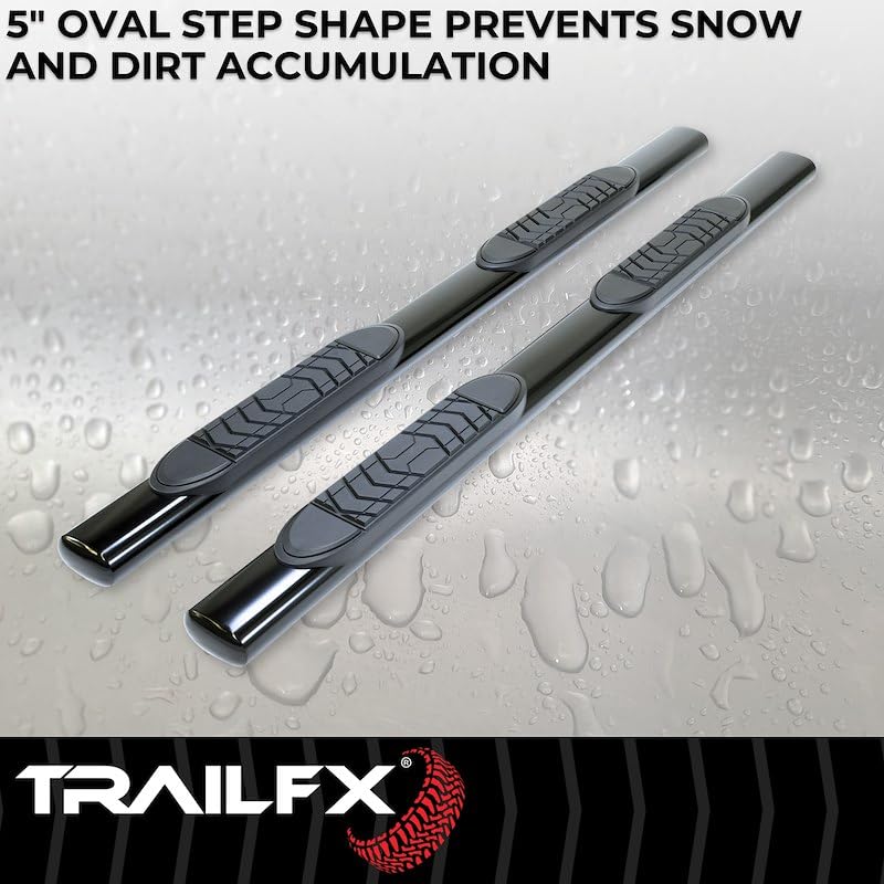 Estribos ovalados de 5 pulgadas TrailFX para Ram 1500 miniatura 5