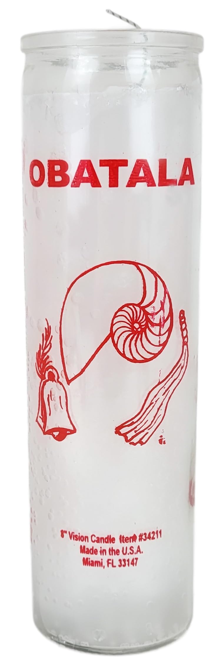 Amazon.com: Generic 7 Day Candle Orisha Obatala - Alleged White