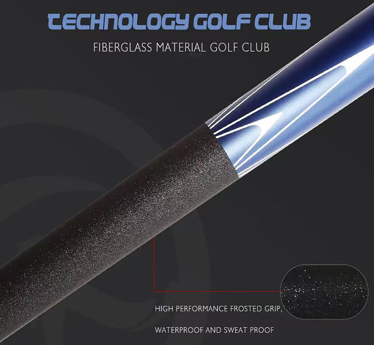 Stecca da biliardo in fibra di carbonio, 147,3 cm, professionale, 538-567 g, regolabile, punte da 13 mm, colore: blu