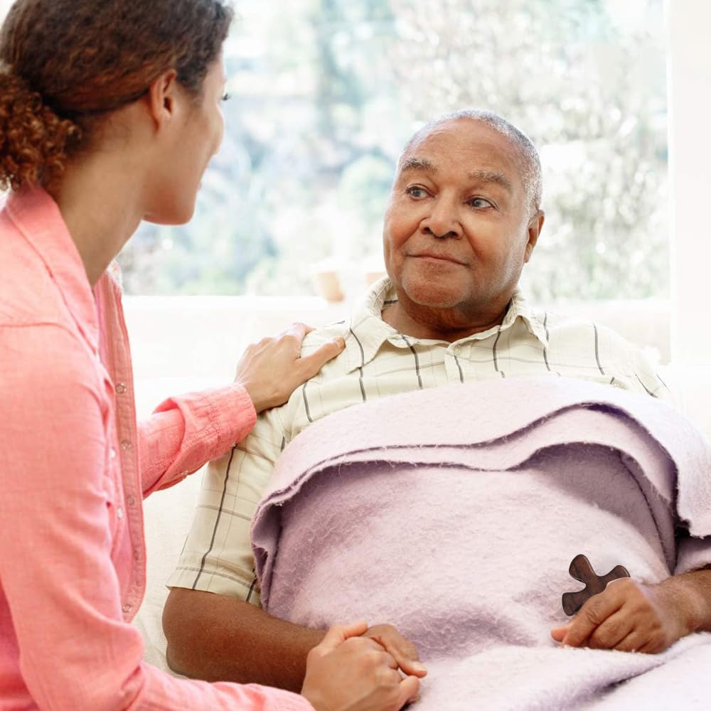 Croce In Legno Intagliato A Mano Con Cuore - 2 Pezzi Per Preghiera - Foto 7