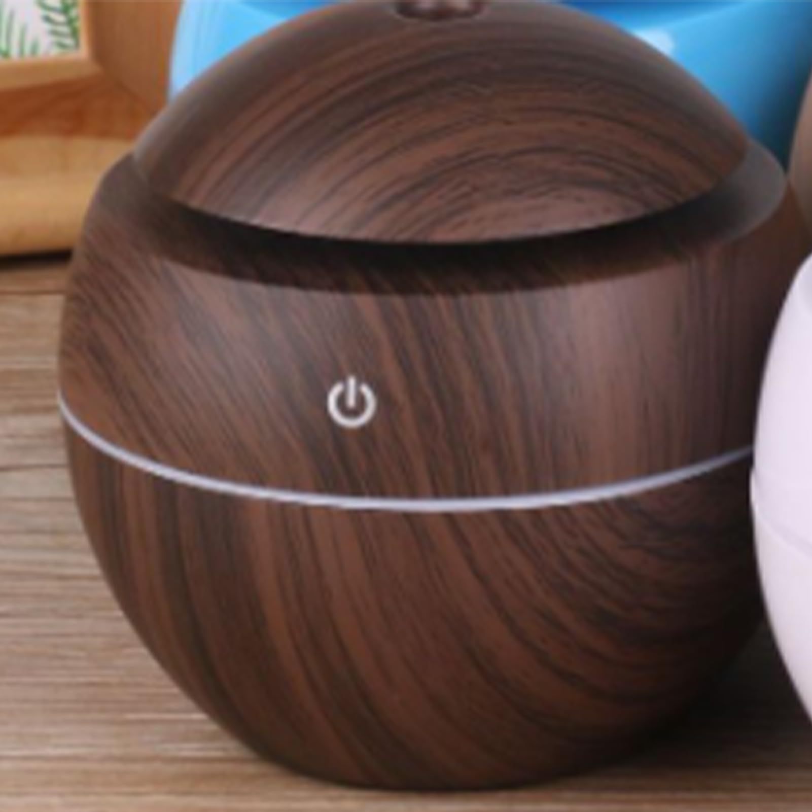 SIXRUN Humidificador USB de Grano de Madera, Compacto, Portátil, 5V, 2W, para Dormitorios, Salas de Estar, Oficina, Coche, Regalos Prácticos