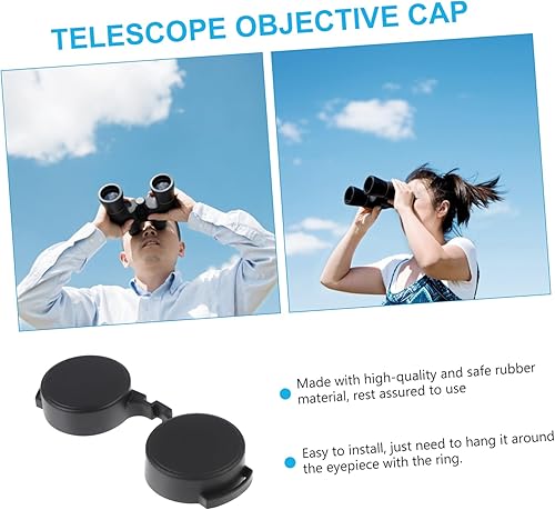 Miniatura 6 de 15 Uds Casquillo del ocular Cubierta de la lente del objetivo Binoculares Proteger Objetivo Cap Ocular Cubierta de Ojo Binocular Cubierta de la