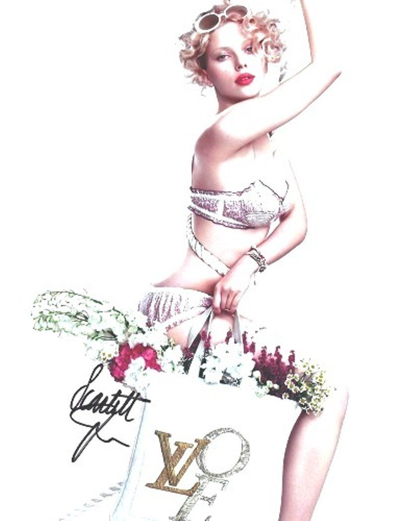 Amazon.co.jp: ◇直筆サイン ◇スカーレット ヨハンソン ◇Scarlett